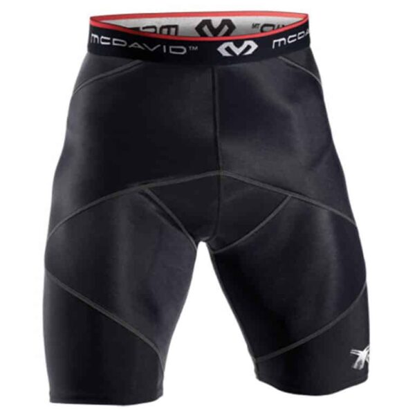 Cross Compression Shorts With Hip Spica Black